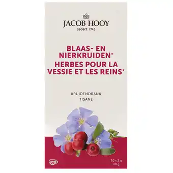 Holland & Barrett Jacob Hooy Blaas & Nierkruiden (20 Theezakjes) aanbieding