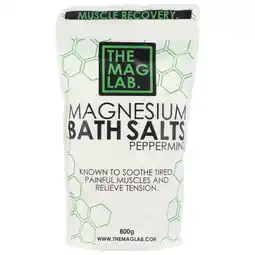 Holland & Barrett TheMagLab Badzout Peppermint - 800g aanbieding