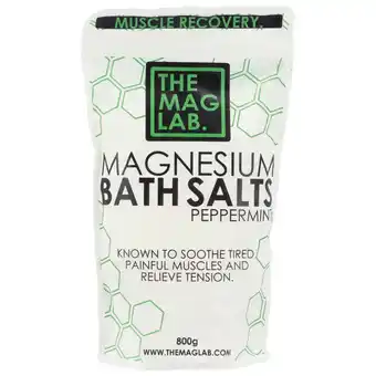 Holland & Barrett TheMagLab Badzout Peppermint - 800g aanbieding