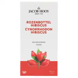 Holland & Barrett Jacob Hooy Rozenbottel (20 Theezakjes) aanbieding