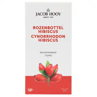 Holland & Barrett Jacob Hooy Rozenbottel (20 Theezakjes) aanbieding