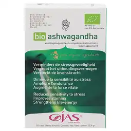 Holland & Barrett OJAS Ayurveda Bio Ashwagandha - 60 capsules aanbieding