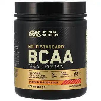 Holland & Barrett Optimum Nutrition Gold Standard BCAA Peach & Passion Fruit - 266g aanbieding