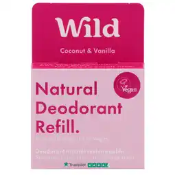 Holland & Barrett Wild Deodorant Coconut & Vanilla Navulling - 40g aanbieding