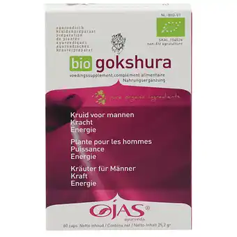 Holland & Barrett OJAS Ayurveda Bio Gokshura - 60 capsules aanbieding
