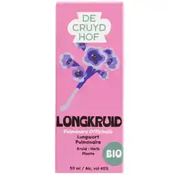 Holland & Barrett Natura Sanat Longkruid Bio Enkelvoudige Kruidentinctuur - 50 ml aanbieding