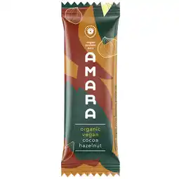 Holland & Barrett Amara Vegan Protein Bar Cacao Hazelnut - 40g aanbieding
