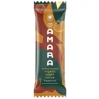 Holland & Barrett Amara Vegan Protein Bar Cacao Hazelnut - 40g aanbieding
