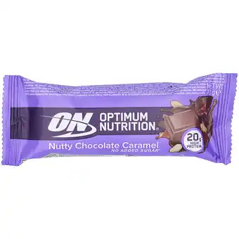 Holland & Barrett Optimum Nutrition Protein Bar Nutty Chocolate Caramel - 55g aanbieding
