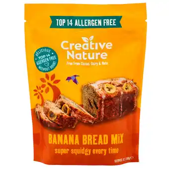 Holland & Barrett Creative Nature Bananenbroodmix - 250g aanbieding