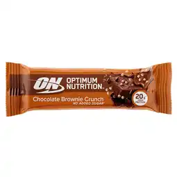 Holland & Barrett Optimum Nutrition Crunch Protein Bar Chocolate Brownie - 65g aanbieding