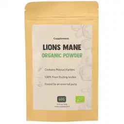 Holland & Barrett Cupplement Lions Mane Organic Powder - 60g aanbieding