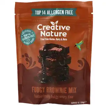 Holland & Barrett Creative Nature Browniemix - 250g aanbieding