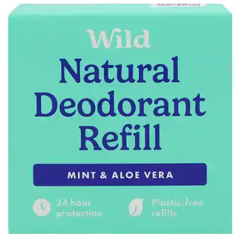 Holland & Barrett Wild Deodorant Mint & Aloe Navulling - 40g aanbieding