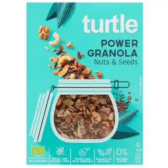 Holland & Barrett Turtle Power Granola Noten & Zaden - 350g aanbieding