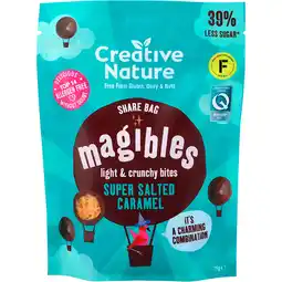 Holland & Barrett Creative Nature Magibles Super Salted Caramel - 75g aanbieding