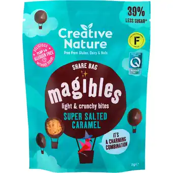 Holland & Barrett Creative Nature Magibles Super Salted Caramel - 75g aanbieding