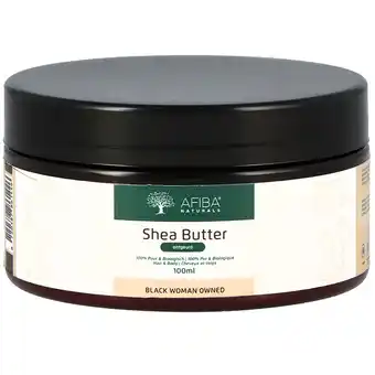 Holland & Barrett Afiba Naturals Shea Butter Ontgeurd - 100ml aanbieding