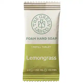 Holland & Barrett The Green Lab Handzeep Navultablet Lemongrass - 1 tablet aanbieding