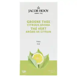 Holland & Barrett Jacob Hooy Groene Thee met Citroen - 20 theezakjes aanbieding