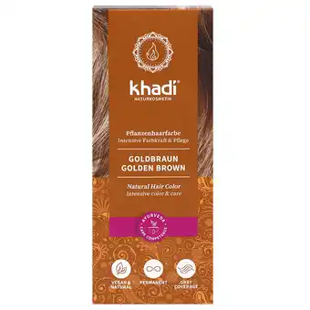 Holland & Barrett Khadi Haarkleuring Golden Brown - 100g aanbieding