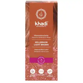 Holland & Barrett Khadi Haarkleuring Light Brown - 100g aanbieding