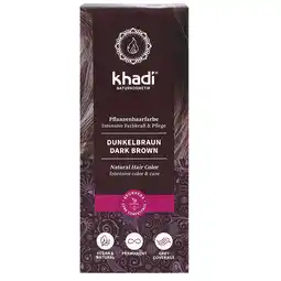 Holland & Barrett Khadi Haarkleuring Dark Brown - 100g aanbieding