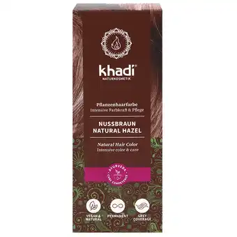 Holland & Barrett Khadi Haarkleuring Naturel Hazel - 100g aanbieding
