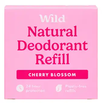 Holland & Barrett Wild Deodorant Cherry Blossom Navulling - 40g aanbieding