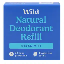 Holland & Barrett Wild Deodorant Ocean Mist Navulling - 40g aanbieding