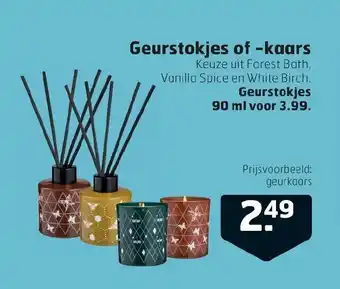 Trekpleister Geurstokjes of -kaars aanbieding