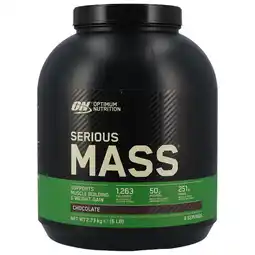 Holland & Barrett Optimum Nutrition Serious Mass Chocolate - 2,73 kg aanbieding