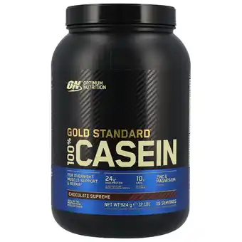 Holland & Barrett Optimum Nutrition Gold Standard 100% Casein Chocolate Supreme - 924g aanbieding
