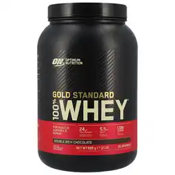 Holland & Barrett Optimum Nutrition Gold Standard 100% Whey Double Rich Chocolate - 899g aanbieding