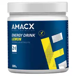 Holland & Barrett Amacx Energy Drink Lemon Isotonic + Electrolyte - 320g (10 porties) aanbieding