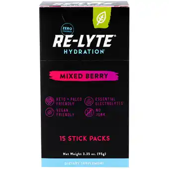 Holland & Barrett Re-Lyte Hydration Gemengde Bessen - 15 sticks aanbieding