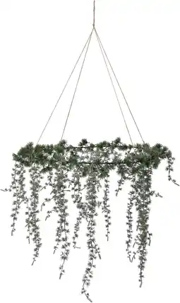 Intratuin Intratuin kerstkrans kroonluchter D 60 cm aanbieding