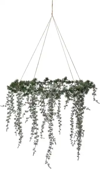 Intratuin Intratuin kerstkrans kroonluchter D 60 cm aanbieding