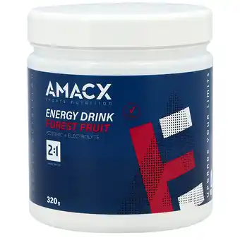 Holland & Barrett Amacx Energy Drink Forest Fruit Isotonic + Electrolyte - 320g (10 porties) aanbieding