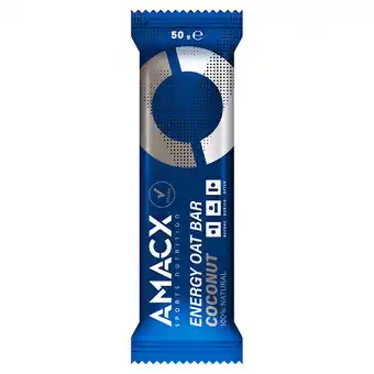 Holland & Barrett Amacx Energy Oat Bar Coconut - 50g aanbieding