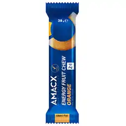 Holland & Barrett Amacx Energy Fruit Chews Orange - 38g aanbieding