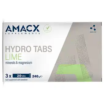Holland & Barrett Amacx Hydro Tabs Lime - 3x20 tabs aanbieding