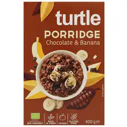Holland & Barrett Turtle Porridge Chocolate & Banana - 400g aanbieding