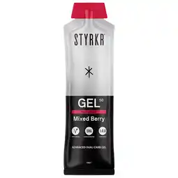 Holland & Barrett STYRKR GEL50 Energy Gel Mixed Berry – 72g aanbieding