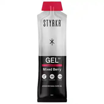 Holland & Barrett STYRKR GEL50 Energy Gel Mixed Berry – 72g aanbieding