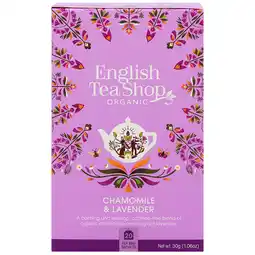 Holland & Barrett English Teashop Chamomile & Lavender - 20 theezakjes aanbieding