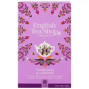 Holland & Barrett English Teashop Chamomile & Lavender - 20 theezakjes aanbieding