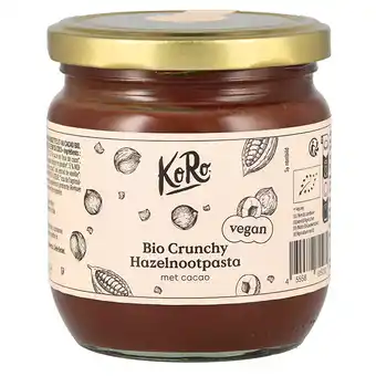 Holland & Barrett KoRo Crunchy Hazelnotenpasta - 400g aanbieding