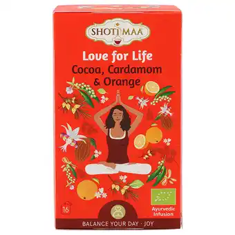 Holland & Barrett Shoti Maa Love for Life - 16 theezakjes aanbieding