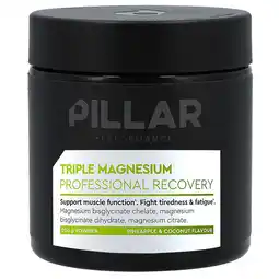 Holland & Barrett PILLAR Performance Triple Magnesium Professional Recovery Poeder Kokos & Ananas - 200g aanbieding